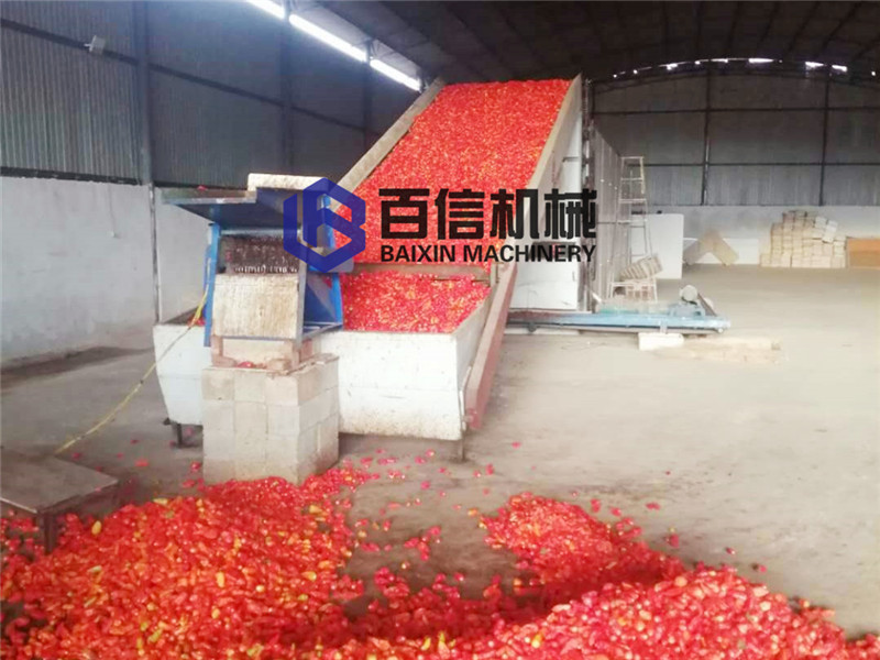 網(wǎng)帶式辣椒烘干機(jī) 網(wǎng)帶式辣椒烘干機(jī)