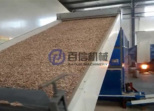 麥片烘干生產(chǎn)現(xiàn)場