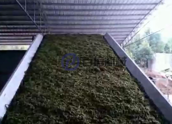 牧草烘干現(xiàn)場