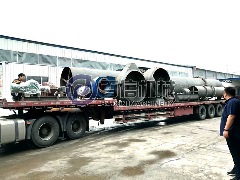 湖南螢石粉烘干機(jī)發(fā)貨現(xiàn)場